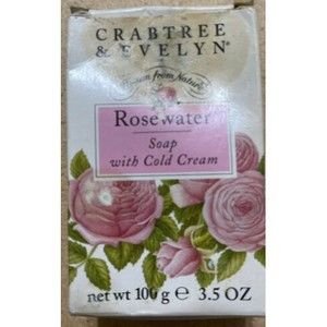 CRABTREE & EVELYN Rosewater Soap with Cold Cream 3.5 oz. Discontinued ISSUES